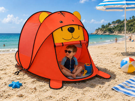 Kinderzelt Pop Up Orange