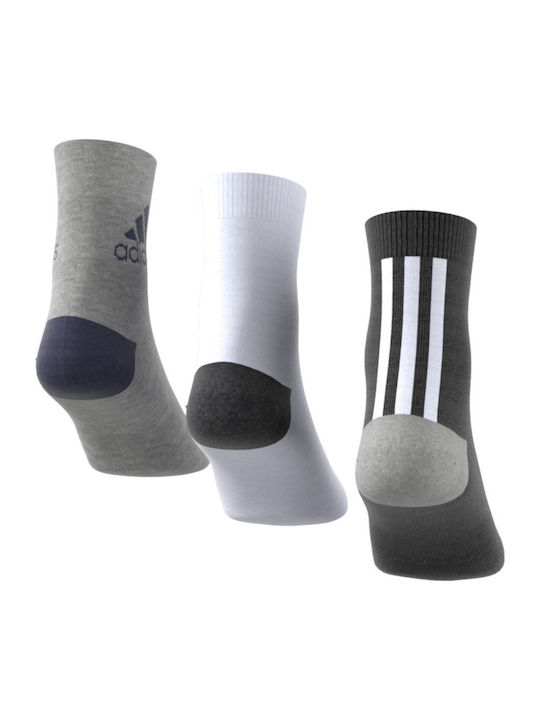 adidas Αθλητικές Παιδικές Κάλτσες Μακριές Performance Πολύχρωμες 3 Ζευγάρια