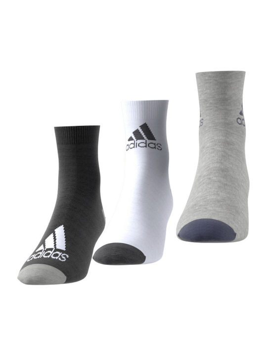 adidas Αθλητικές Παιδικές Κάλτσες Μακριές Performance Πολύχρωμες 3 Ζευγάρια