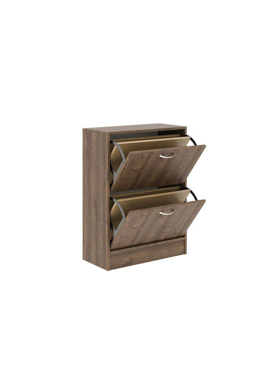 Mobilier Hol cu Suport pentru Haine și Suport pentru Pantofi Stejar Bronze 63x30x85cm
