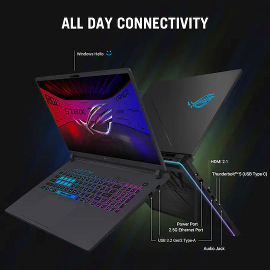 Asus ROG Strix G18 18" IPS FHD 240Hz (Ultra 9-275HX/32GB/2.0TB SSD/GeForce RTX 5080/Windows 11 Home) (Клавиатура US)