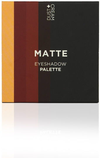 Dust+Cream Παλέτα με Σκιές Ματιών Matte σε Στερεή Μορφή 4 ΑΠΟΧΡΩΣΕΙΣ 5gr