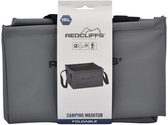 Redcliffs Schutzabdeckung Für Rucksack Camping Grau 15lt
