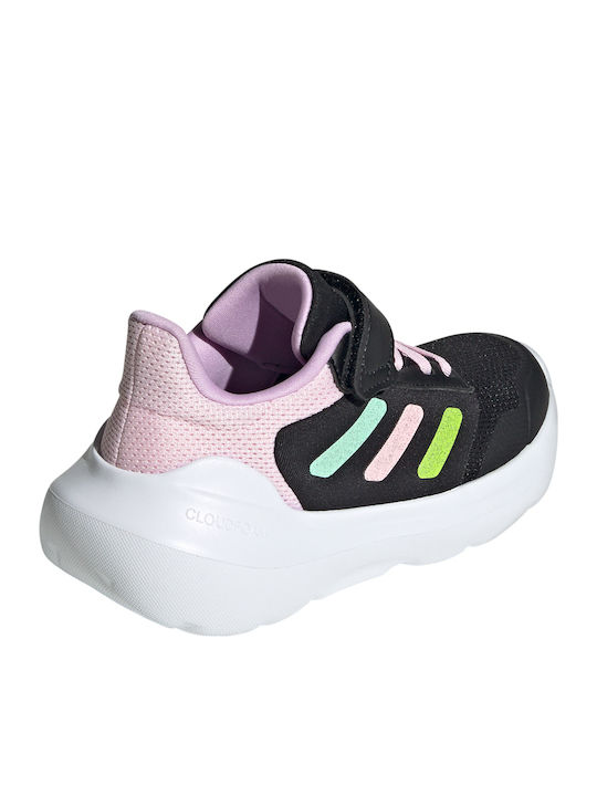 Tensaur Run 2.0 Αθλητικά Παιδικά Παπούτσια με Σκρατς Core Black / Clear Mint / Clear Pink