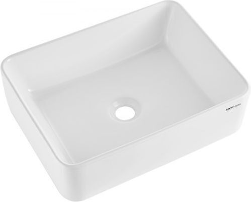 Vevor Επικαθήμενος Νιπτήρας Κεραμικός 48.26x37.338cm Λευκός