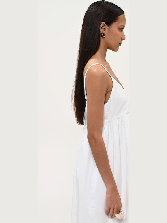 Summer Midi Dress White
