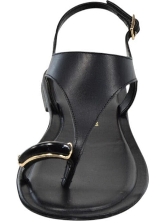 Leather Women's Sandals Black