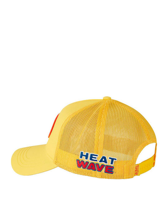Von Dutch Trucker Mesh Cap Yellow