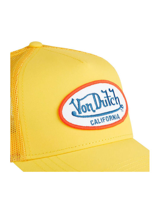 Von Dutch Trucker Mesh Cap Yellow