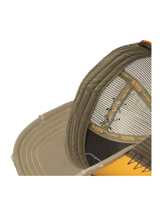 Von Dutch Jockey Camionagiu Mesh Khaki Galben