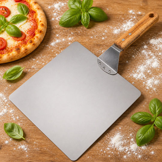 Lopată Pentru Pizza Din Oțel Inoxidabil 49x49cm