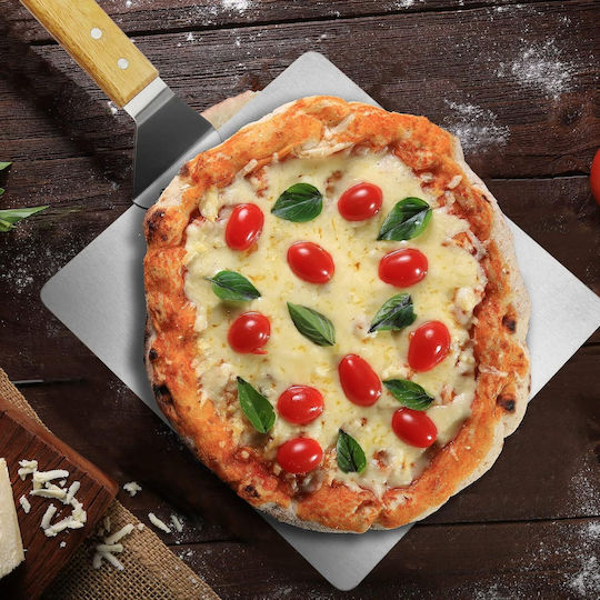 Lopată Pentru Pizza Din Oțel Inoxidabil 49x49cm