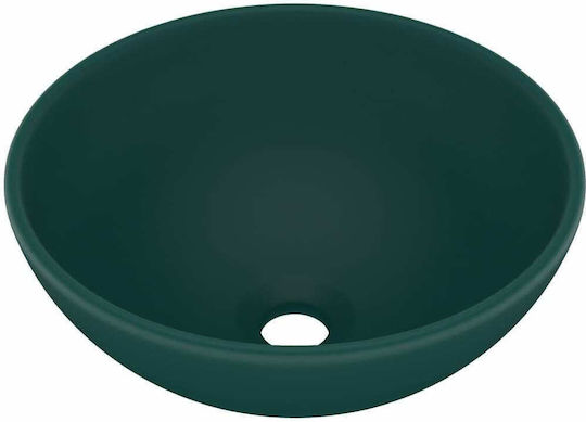 vidaXL Επικαθήμενος Νιπτήρας Κεραμικός 32.5x32.5x14cm vidaXL Επικαθήμενος Νιπτήρας Κεραμικός 32.5x32.5x14cm