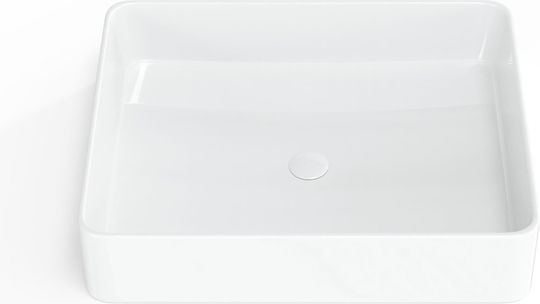Swiss Aqua Technologies Infinitio Надеждна мивка Керамика 50.5x40x11см White Glossy Swiss Aqua Technologies Infinitio Надеждна мивка Керамика 50.5x40x11см White Glossy