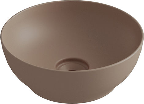 Olympia Trend Round 02 Επικαθήμενος Νιπτήρας Πορσελάνης 38x38x14.4cm