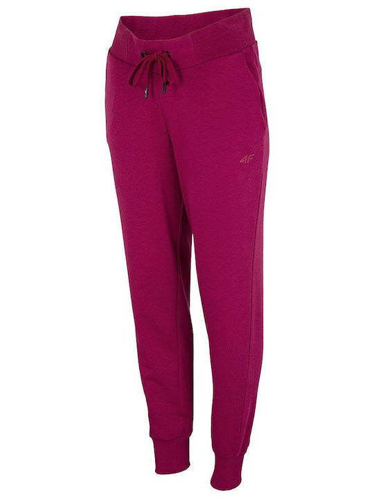 Women's Sweatpants with Jogger Dark Pink