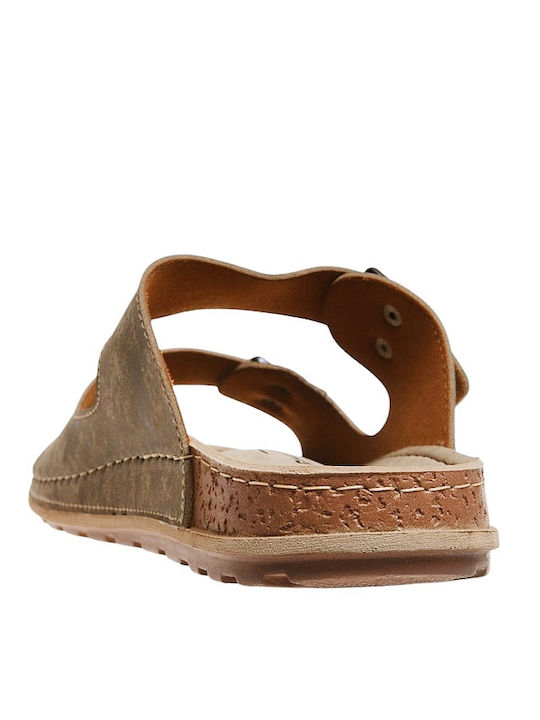 Herrensandalen in Brauner Farbe