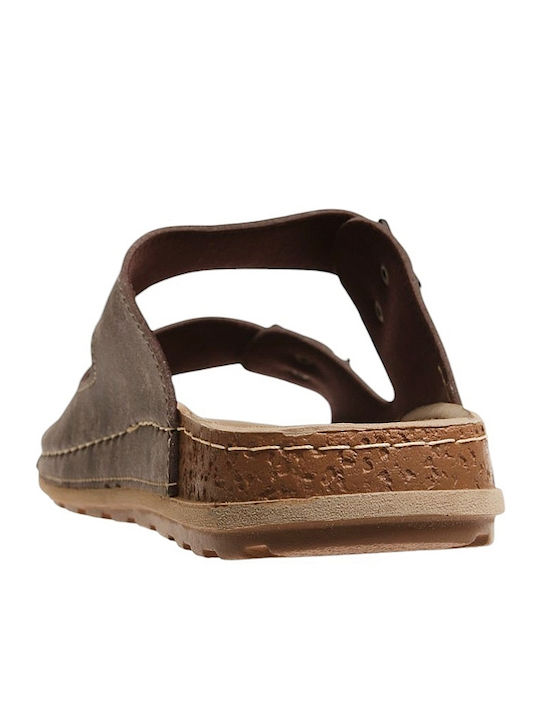 Herrensandalen in Brauner Farbe