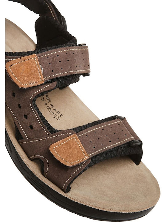 Herrensandalen in Brauner Farbe