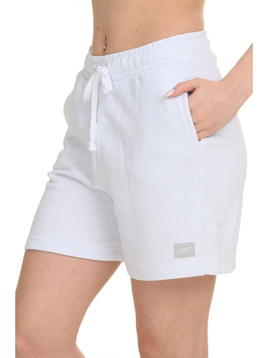 Γυναικεία Αθλητική Βερμούδα Πετσετέ White