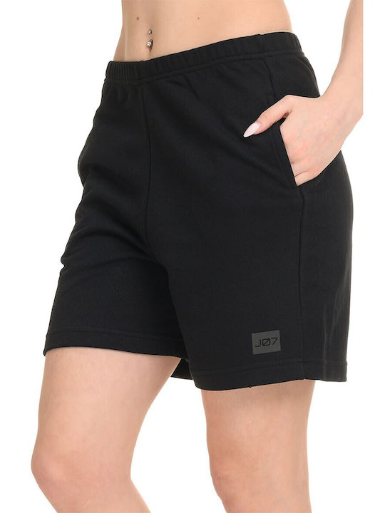 Damen Aktivbekleidung Bermudas Terry Schwarz