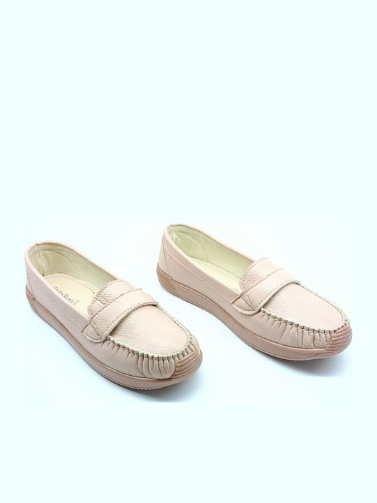 Women's Loafers In Pink Color
