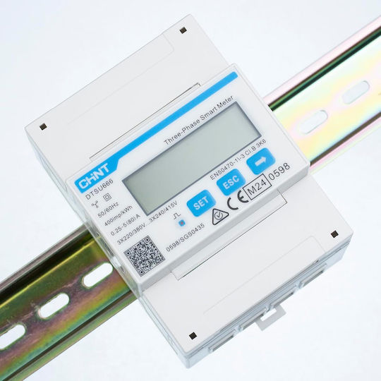 Lcd Τριφασικός Μετρητής Ισχύος Ac Ράγας Din Φορτιστή Ev Mid