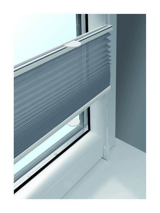 Stoff Jalousie in Grau Farbe P61.5xH150cm