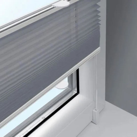 Stoff Jalousie in Grauem Farbe P57xH150cm
