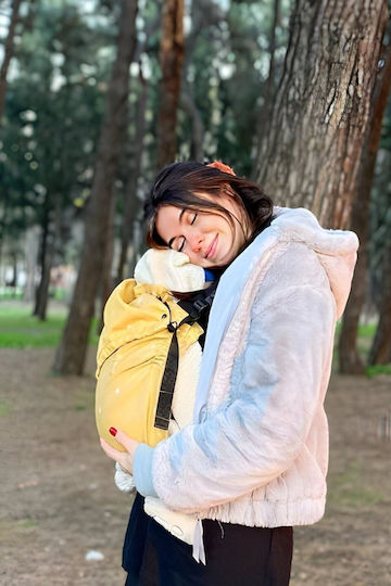 SteweHome Marsupiu Clasic Portocaliu cu Greutate Maximă a Copilului 20kg
