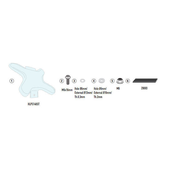 Kappa Headlight Protector Bmw R 1300 Gs 24-26/r 1300 Gs Adventure 25-26 Clear Khlp5146st