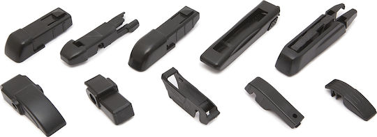 Professional 16 Inch 41 Cm Windshield Wiper Universal Rubber Blade 10 Adapters Rain Storm