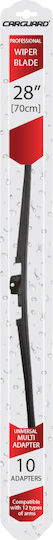 28 Inch 70 Cm Windshield Wiper Universal 10 Adapters Rubber Blade Weather-resistant Easy Installation