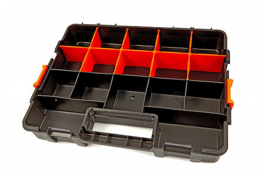 HBM Machines Tabacheră de Scule cu Divizoare Reglabile Transparentă 35.5x29x6.7cm