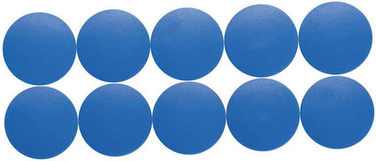 Maul Round Magnets D38mm 2.50 Kg Force 10 Pcs Set Maul Solid Blue
