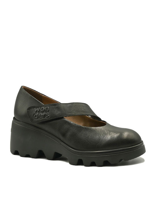 Pumps mit Riemchen Schwarz