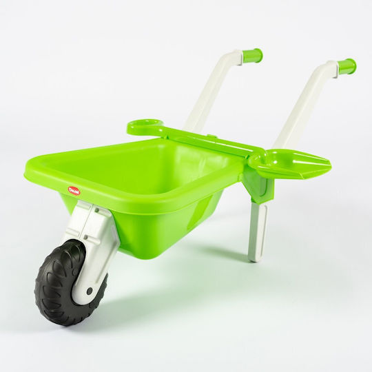Doloni Roabă Verde Pentru Copii Mâner Ergonomic Lopată Funcțională Dimensiuni 87 X 50 X 38 Cm