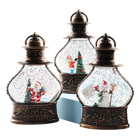 Decorativ Iluminat Lanternă de Crăciun cu Elfi 9x3x14.5cm