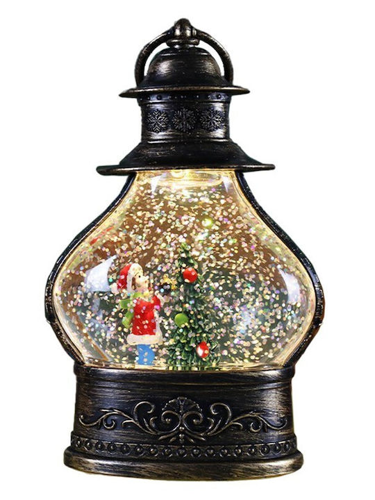 Weihnachts Schneekugel Dekoratives Beleuchtetes Ampel mit Elfen 9x3x14.5cm