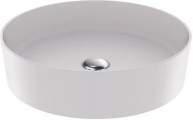 Creavit Countertop Sink Porcelain 45x45x11.5cm White Matt
