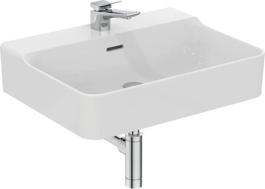 Ideal Standard Επικαθήμενος Νιπτήρας Πορσελάνης 60x45x16.5cm Λευκό Γυαλιστερό Ideal Standard Επικαθήμενος Νιπτήρας Πορσελάνης 60x45x16.5cm Λευκό Γυαλιστερό