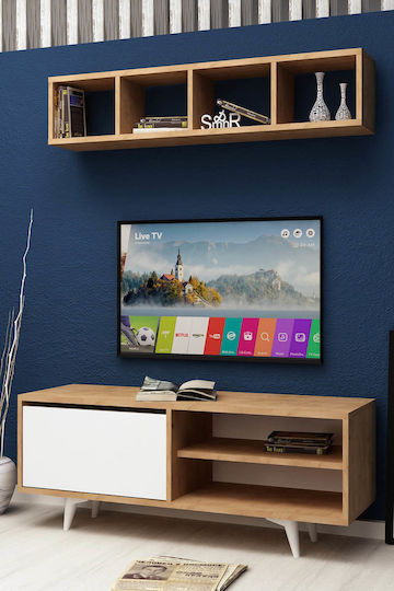Stand TV De Podea Auriu 120x35x18cm Stand TV De Podea Auriu 120x35x18cm