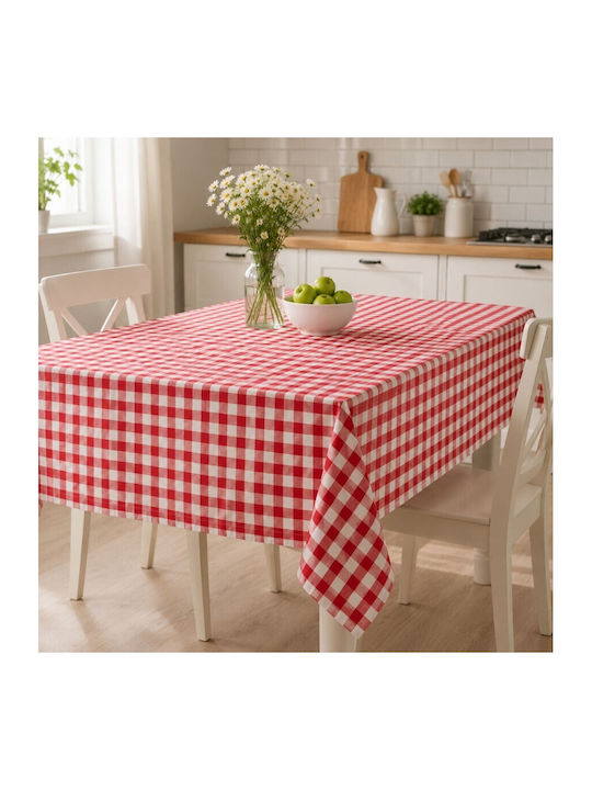 Pucioasa Tischtuch Fleckabweisend Rot 160x320cm