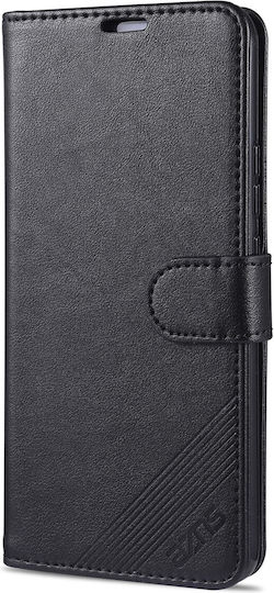 Azns Xiaomi Mi 11 Buchhülle Sheepskin Textur Horizontal Schwarz