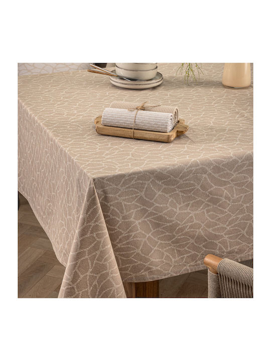 Palamaiki Palamaiki Baumwoll Tischdecke Dinner Braun 140x180cm