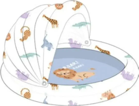 Swim Essentials Παιδική Πισίνα PVC 100lt Φουσκωτή Wild Life