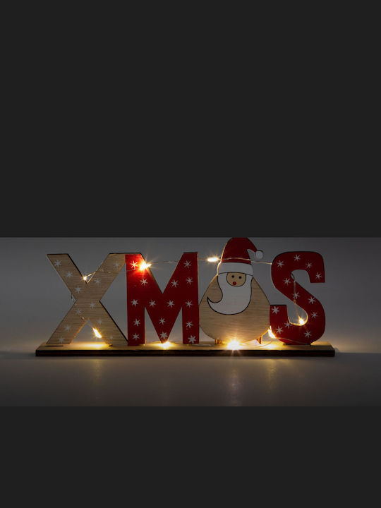 Alista Home Weihnachtliche Beleuchtete Dekofigur Weiß Batterie 21x8.5x4cm 10 Stück