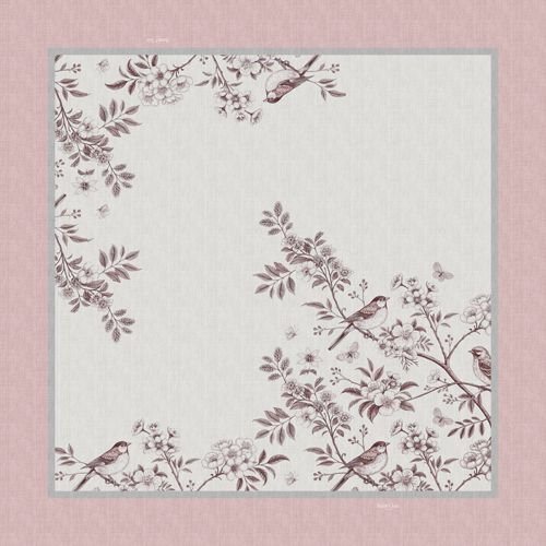 Saint Clair Τραπεζομάντηλο Pink 145x145εκ.