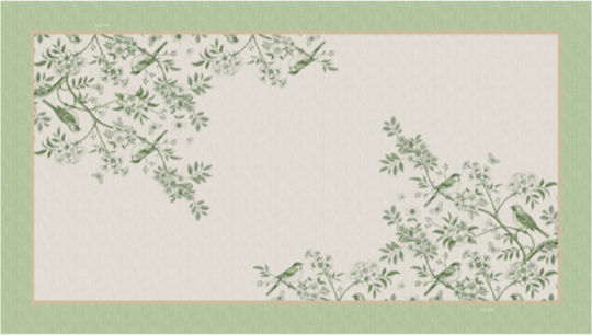 Saint Clair Τραπεζομάντηλο Verde 145x260εκ.