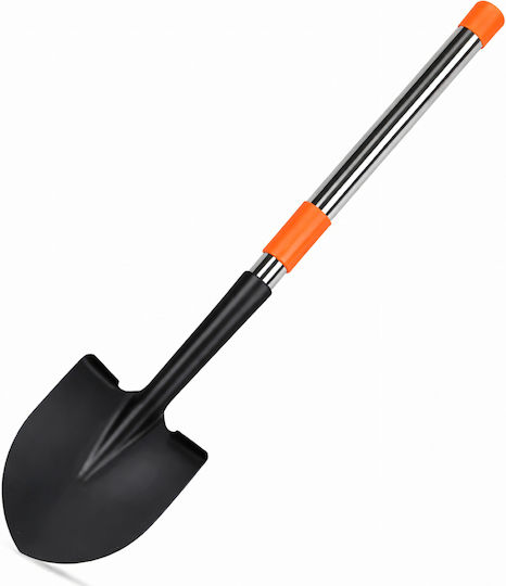 Lopată Telescopică Grădină Zola Lungime Reglabilă 80-110 Cm Oțel Mâner Antiderapant 15 X 21 Cm